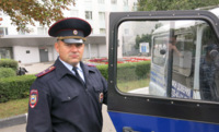 Александр Карапузов, майор полиции, участковый уполномоченный УМВД по Старому Осколу. В должности работает с июля 2011 года. Фото из личного архива