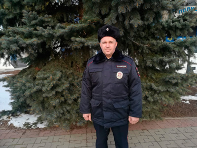 Белгородского полицейского наградили медалью «За спасение погибавших»