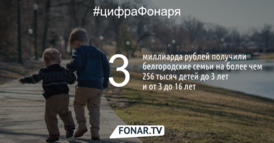 Белгородские семьи получат дополнительные 10 тысяч рублей на детей до 16 лет