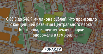 Что произошло с концепцией развития Центрального парка Белгорода, и почему земля подорожала там в семь раз