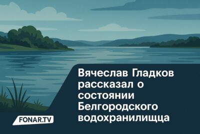 Вячеслав Гладков рассказал о состоянии Белгородского водохранилища