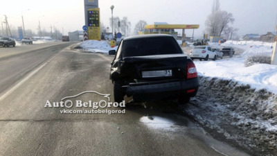 В Белгородской области уволят полицейского, который пьяным сел за руль и попал в ДТП