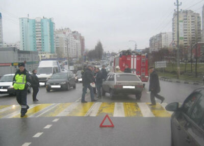 На водителя, сбившего пенсионера на улице Щорса в Белгороде, завели административное дело