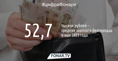 Белгородстат озвучил среднюю зарплату белгородцев в мае