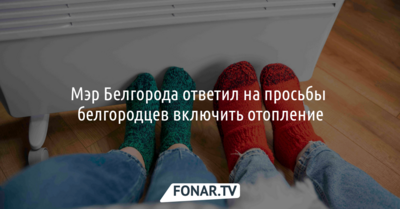 Мэр Белгорода ответил, включат ли в многоэтажках отопление, если пойдёт снег 