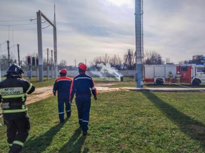 В Белгороде на учениях энергетиков ликвидировали последствия возгорания подстанции