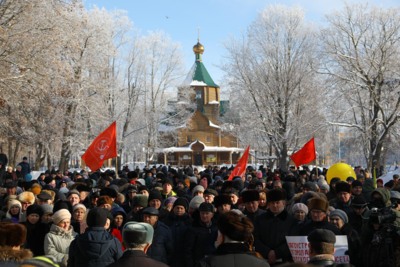 В Белгороде провели митинг против новых правил благоустройства