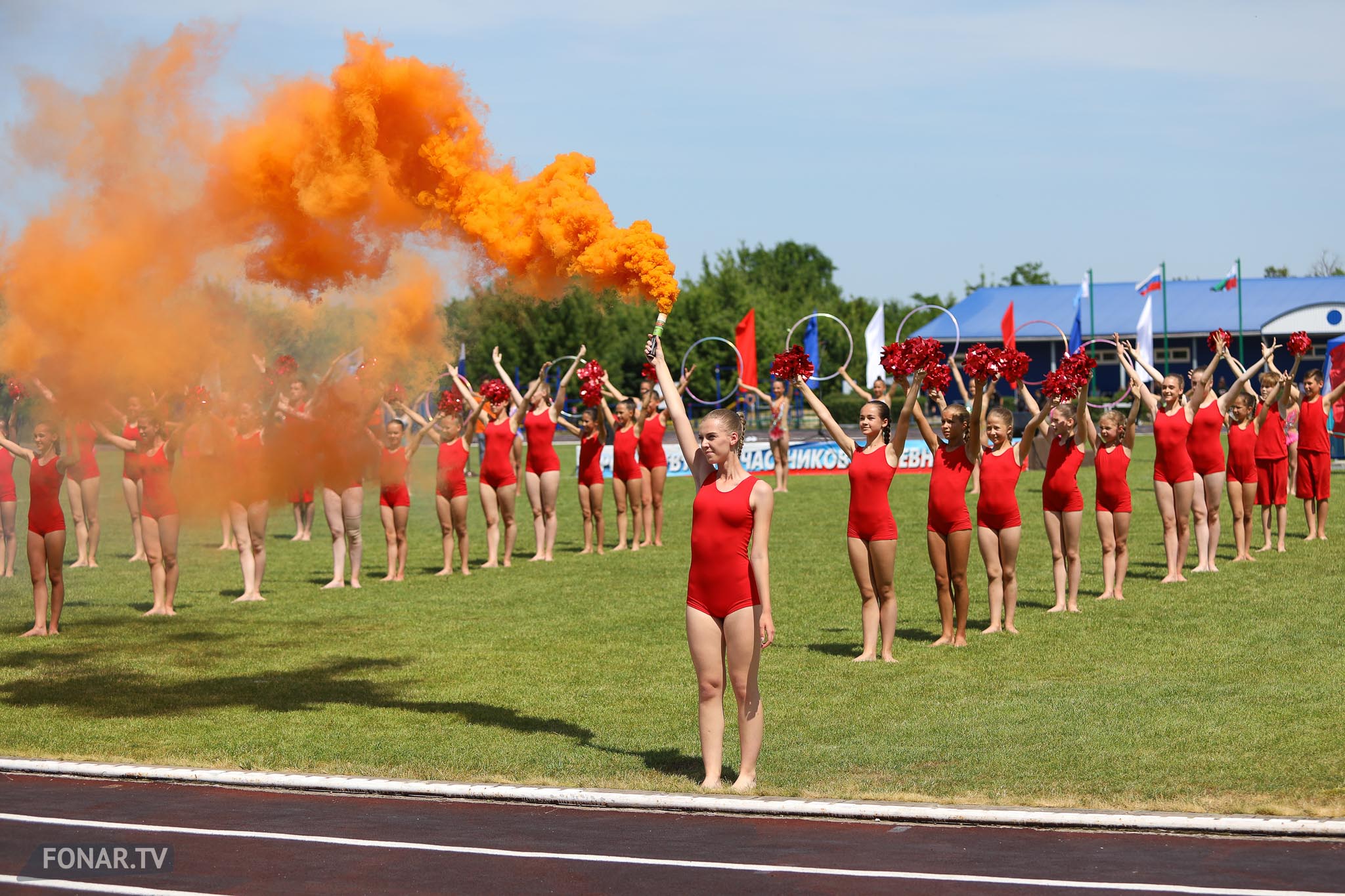 Торжественное открытие финальных соревнований VI Всероссийской летней универсиады, Белгород, 23 июня 2018 года