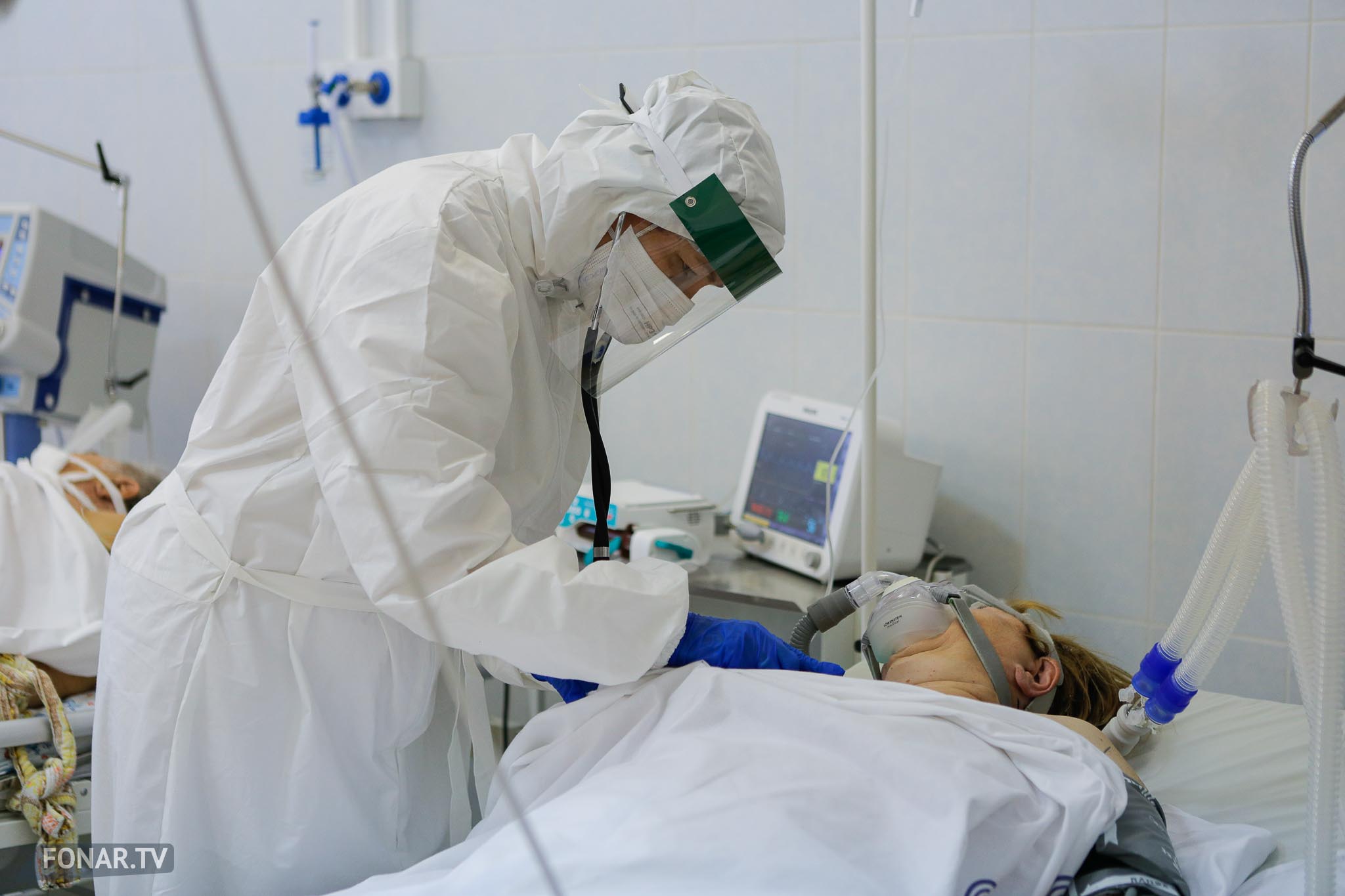 Ковидный госпиталь в Шебекинской районной больнице, 03 ноября 2020 года