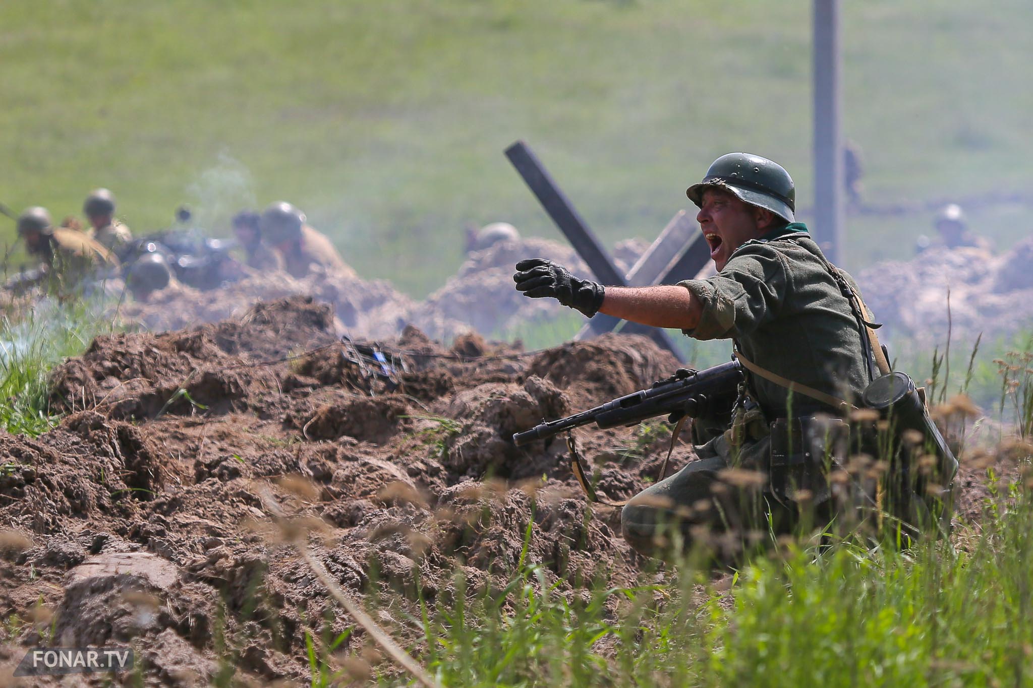Фестиваль военно-исторической реконструкции «Лето 43-го года» в Белгородском районе, 22 мая 2021 года
